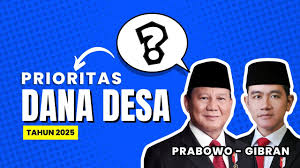 DANA DESA 2025 FOKUS PADA PEMBERDAY…